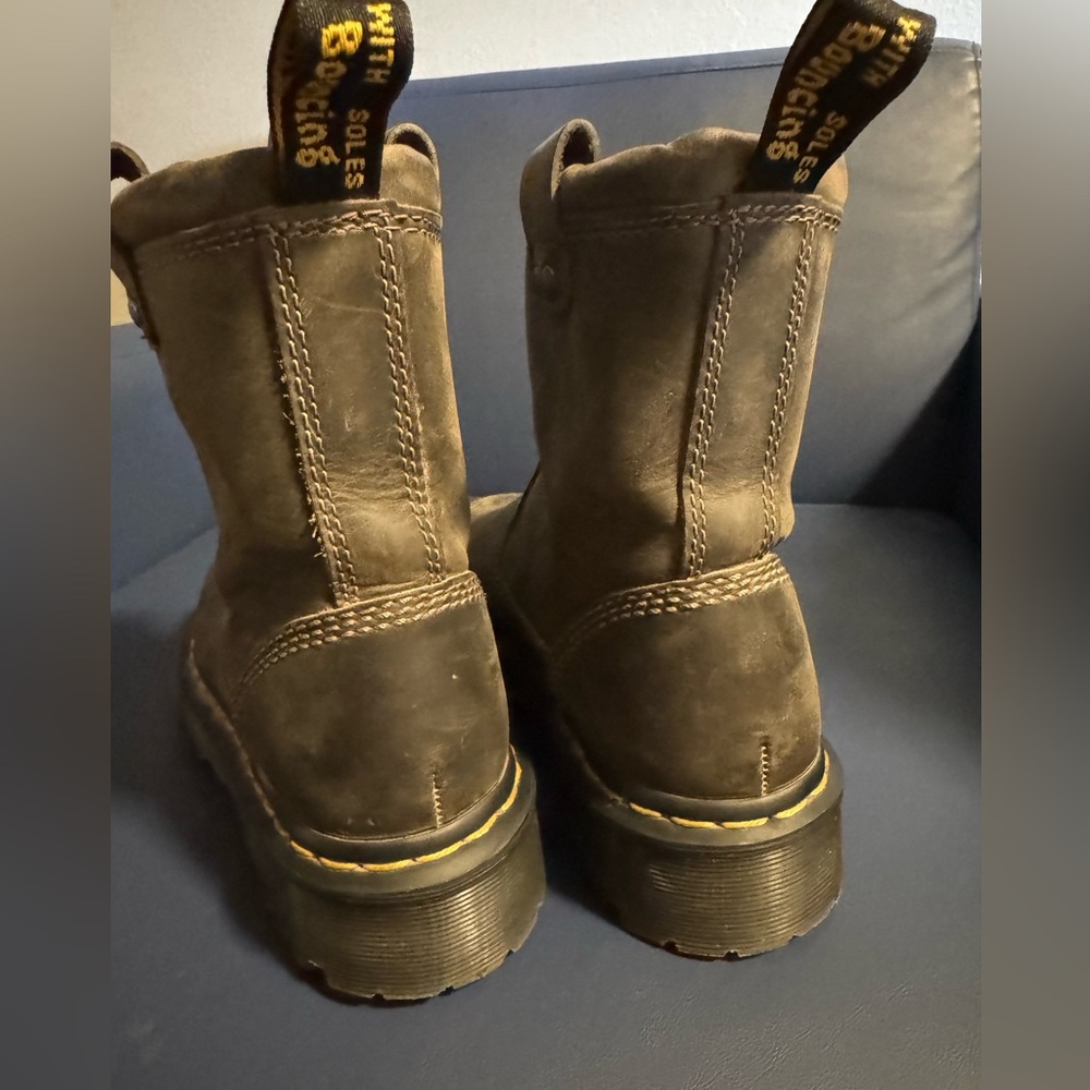 Dr. Martens Aniston Lo Leather Boots - Picture 6 of 9